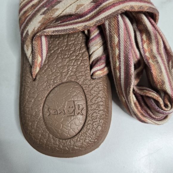 Sanuk Womens Yoga Sling Sandals Size 5 Brown - Picture 4 of 6